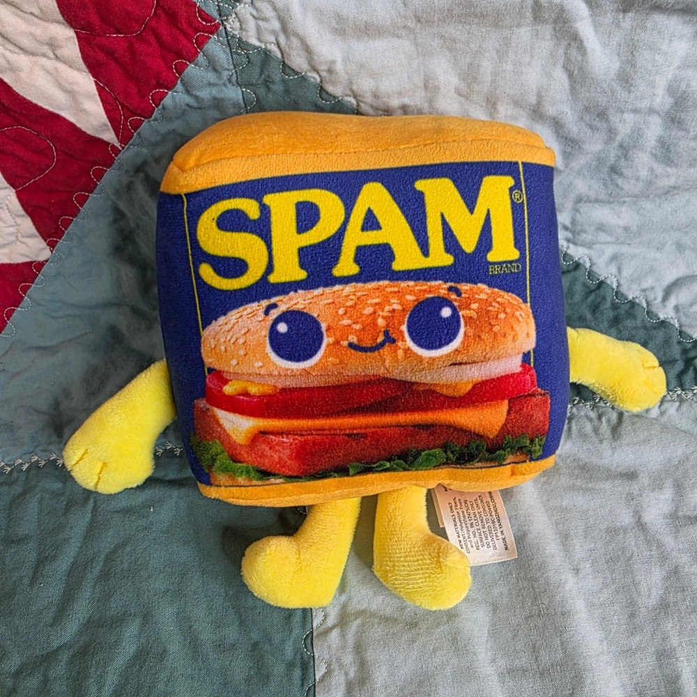 SPAM Brand Hormel Foods Plush Can Burger Character Fiesta Toy 2024